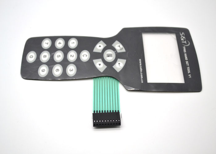 Prägeartige Tastmembranschalter-Tastatur für Fernprüfer-anti- Mikroben